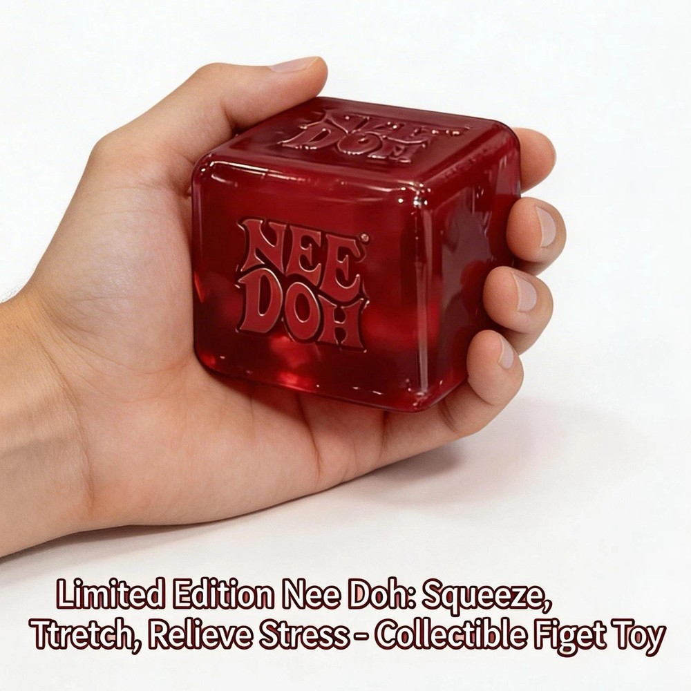 Needoh Limited Edition Dr Pepper Nice Cube Suptid Squish Squeezable Toy Gift