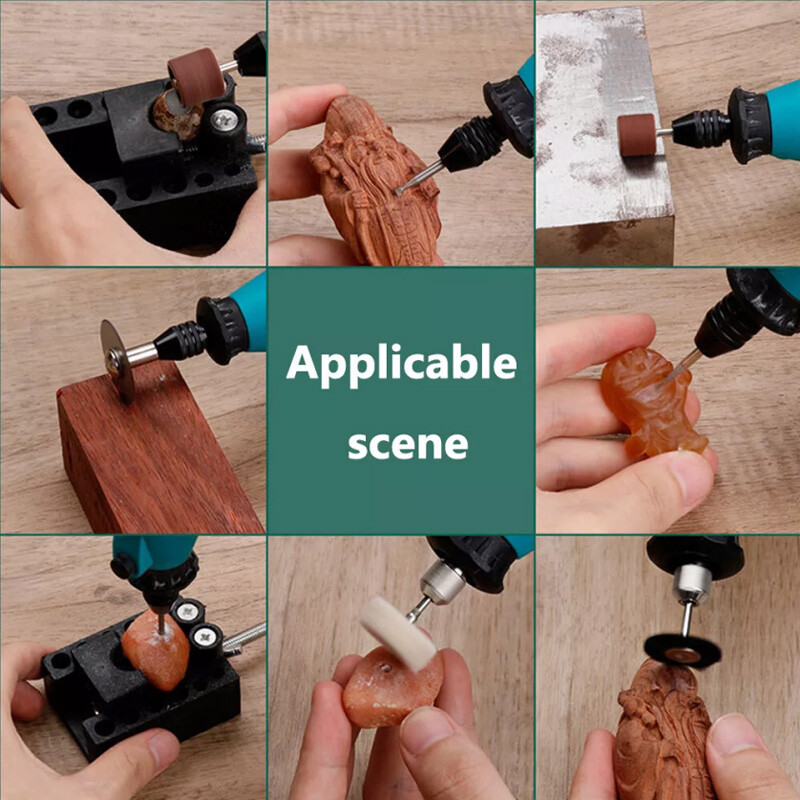 25pcs Variable Speed Rotary Tool Kit Accessories Grinding Sanding Polishing Set