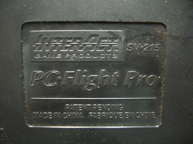 Interact SV-215 PC Flight Pro 2 Button Joystick 15 Pin