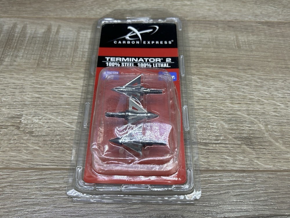 Carbon Express Terminator 2 Broadheads 3-Pack New