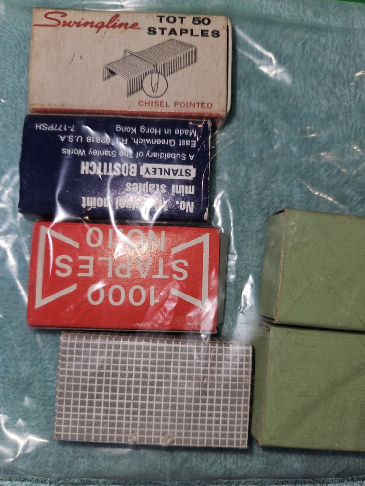6 Boxes Of Mini Staples