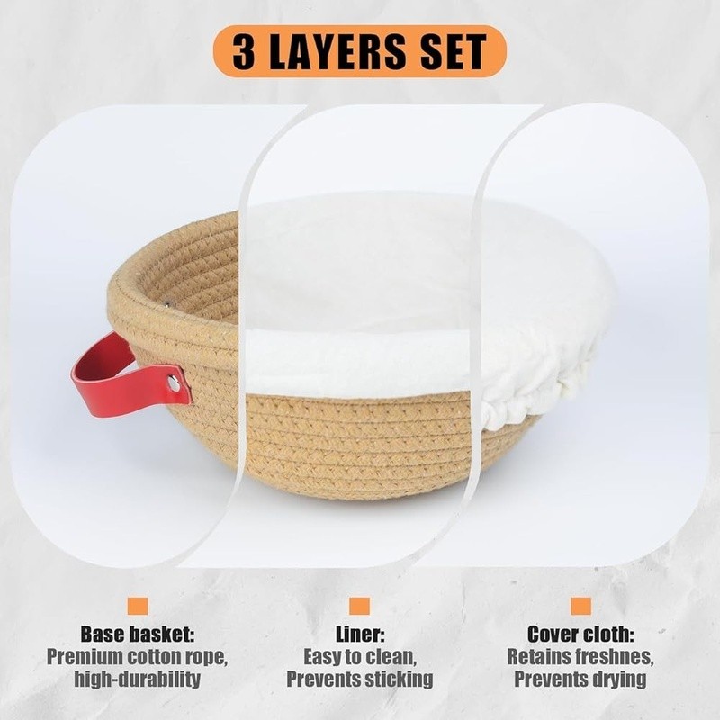 Complete Sourdough Starter Kit Beginners W/ Bread Storage & Dough Tools New