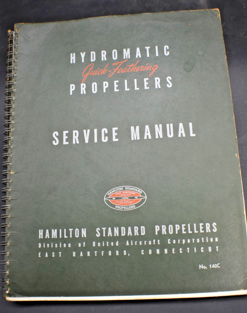 1946 *WW2* Hydromatic Quick Feathering Propellers Service, Hamilton Standard