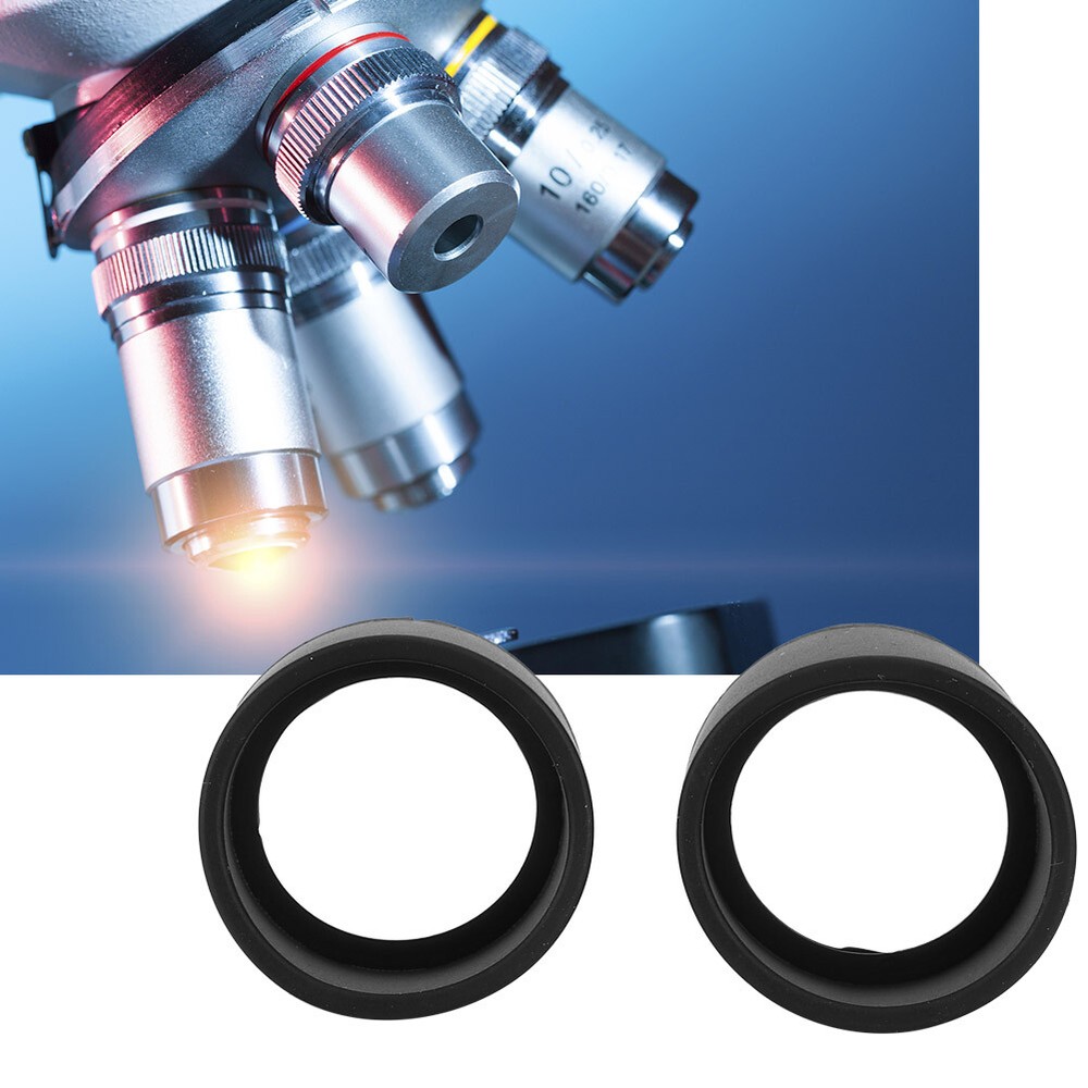2Pcs 36mm Diameter Rubber Eyepiece Cover Accessory Guards For Stereo Microscope