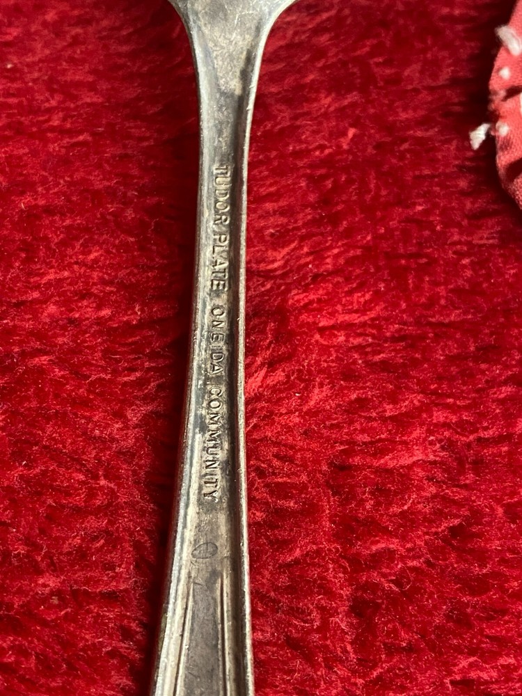 3 Vtg Silver Plate Teaspoons by Different Makers