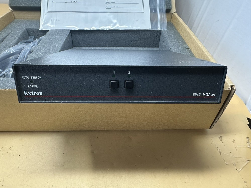New, Open Box- Extron SW2 VGA Xi Switch