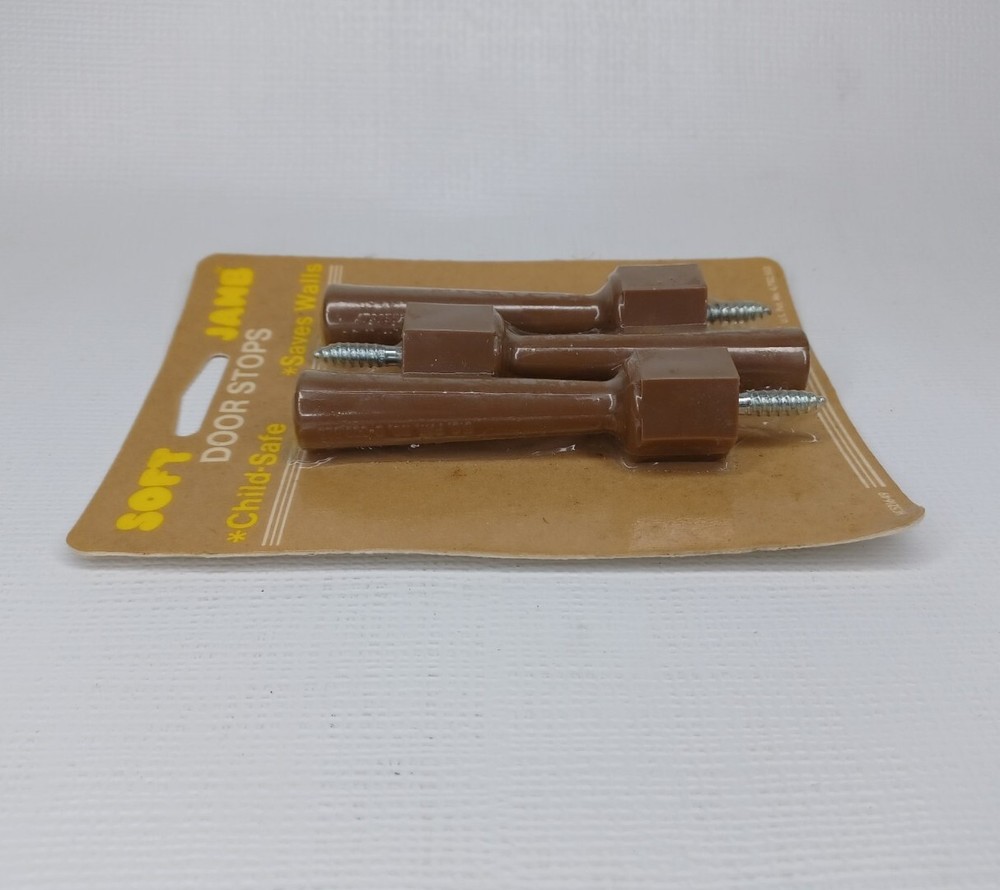 Vintage Soft Jamb Co. Door Stops 3 Pack New