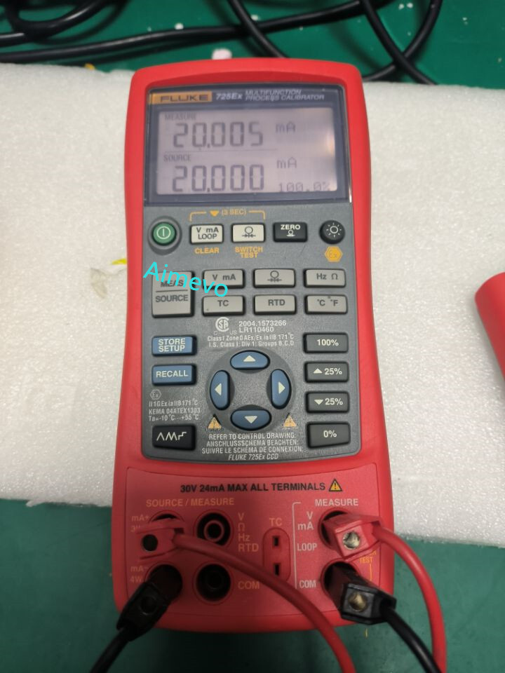 FLUKE 725EX MULTIFUNCTION PROCESS CALIBRATOR