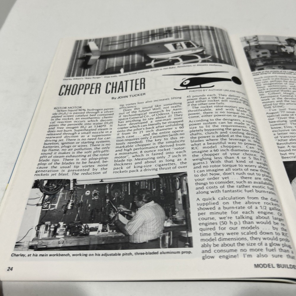 Vintage Model Builder Magazine October 1977