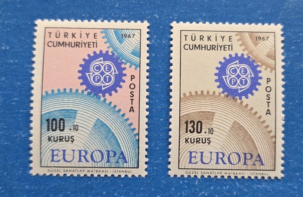 Turkey Stamps, Scott B120-B121 Complete Set MNH