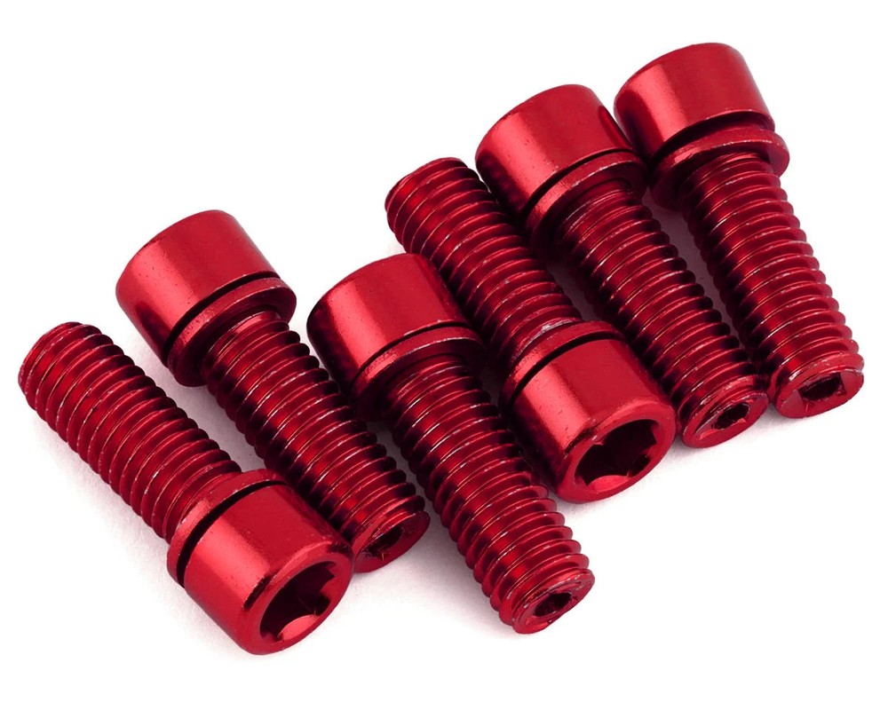 Mission Hollow Stem Bolt Kit (Red)
