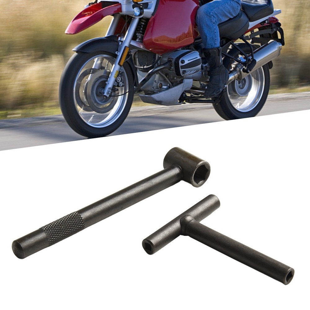 2 Pcs Spanner Wrench Motorcycle Valve Adjustment Tool Square Hexagonal Hardware