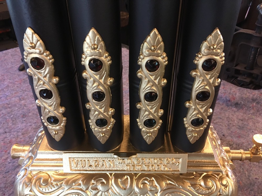 antique gas space heater