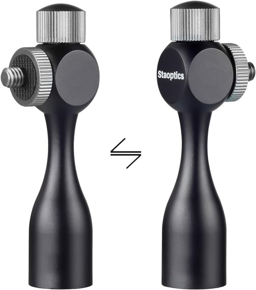Binocular Tripod Adapter Quick Release 1/4-20Inch Threading Detachable Mount ...
