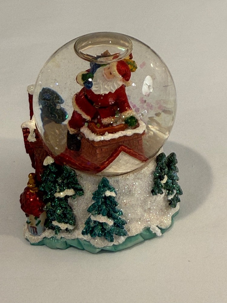 Christopher Radko Midnight Visitor Mini Snowglobe