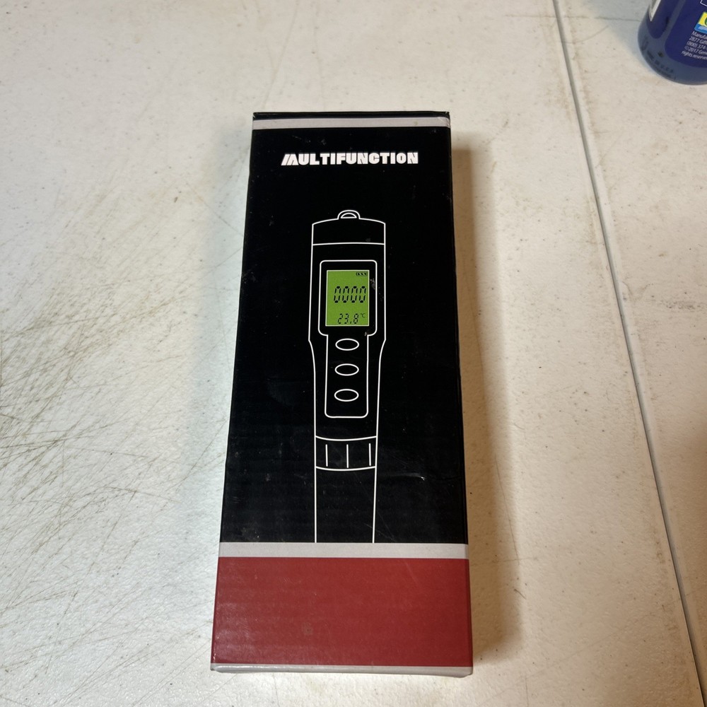 4-in-1 Multifunctional Water Quality Tester Open Box
