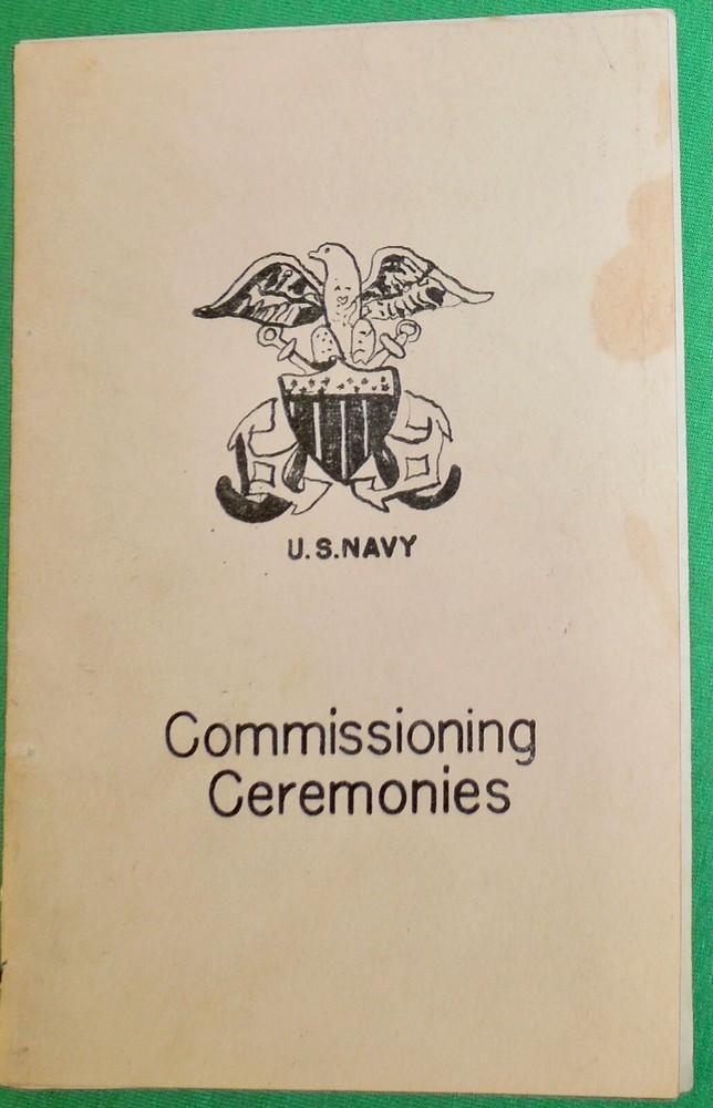 WW2 1945 USN Landing Ship Medium (Rocket) LSM-512 Commissioning Program, Houston