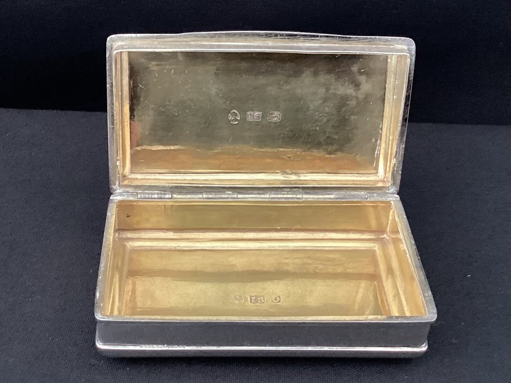 Sterling Silver Snuff Box