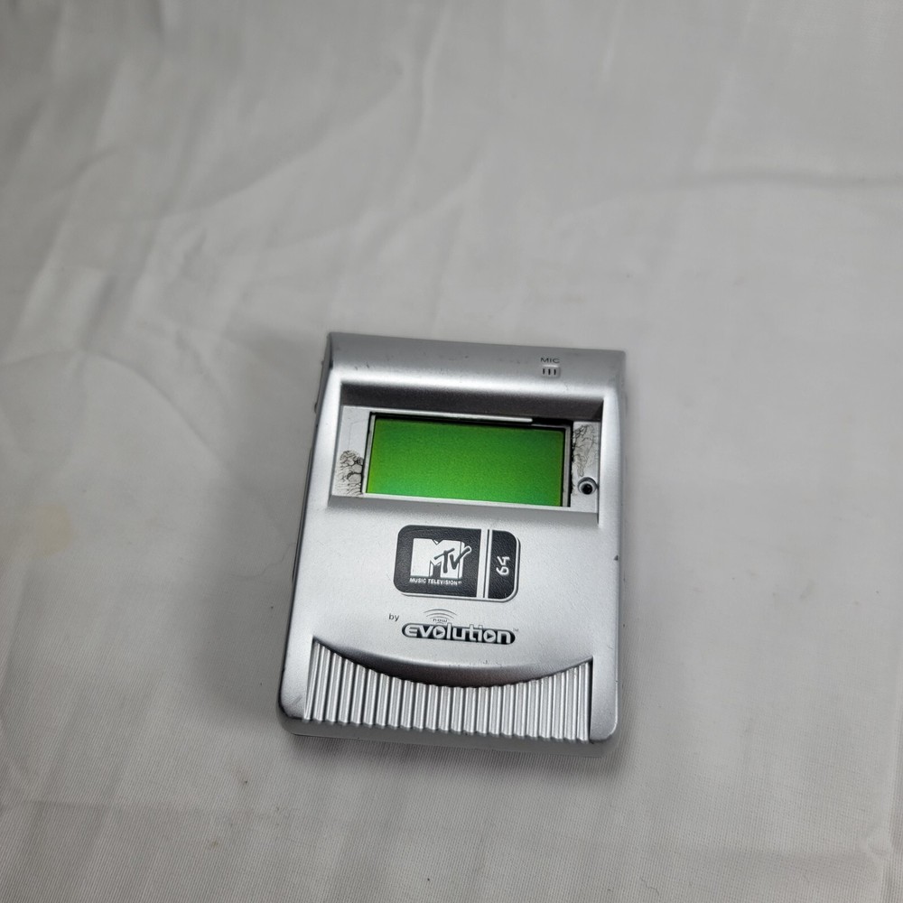 For Parts! MTV 64 Evolution Mp3 Player, Missing Battery Voer & Front Screen...