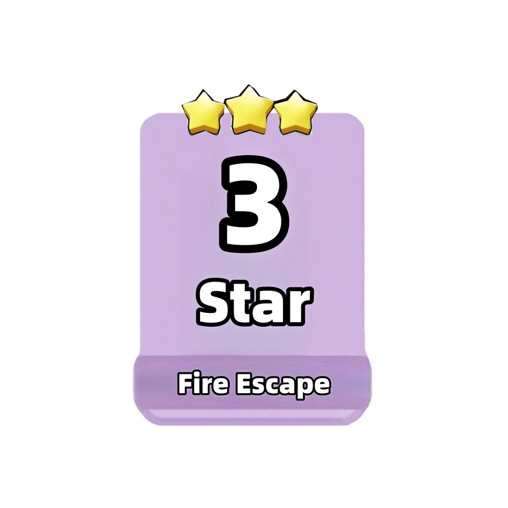 Fire Escape ⭐ ⭐ ⭐  MONOPOLY Go ⚡️⚡️INSTANT SHIPPING Set:17-2