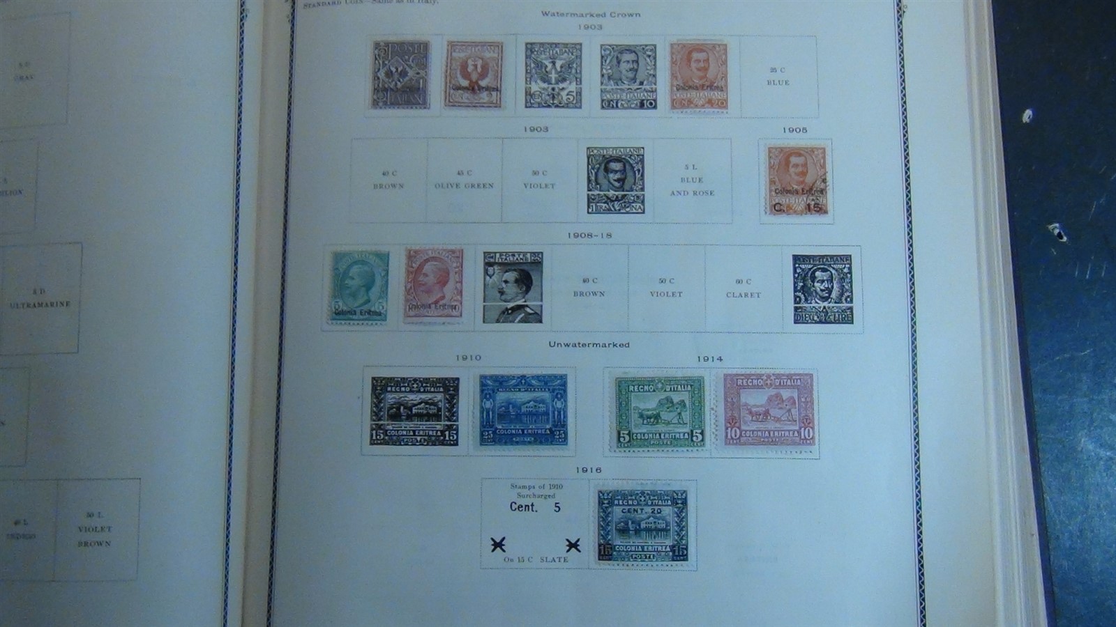 Stampsweis WW collection in Brown Scott Int'l 1901-1920 est 2715 stamps