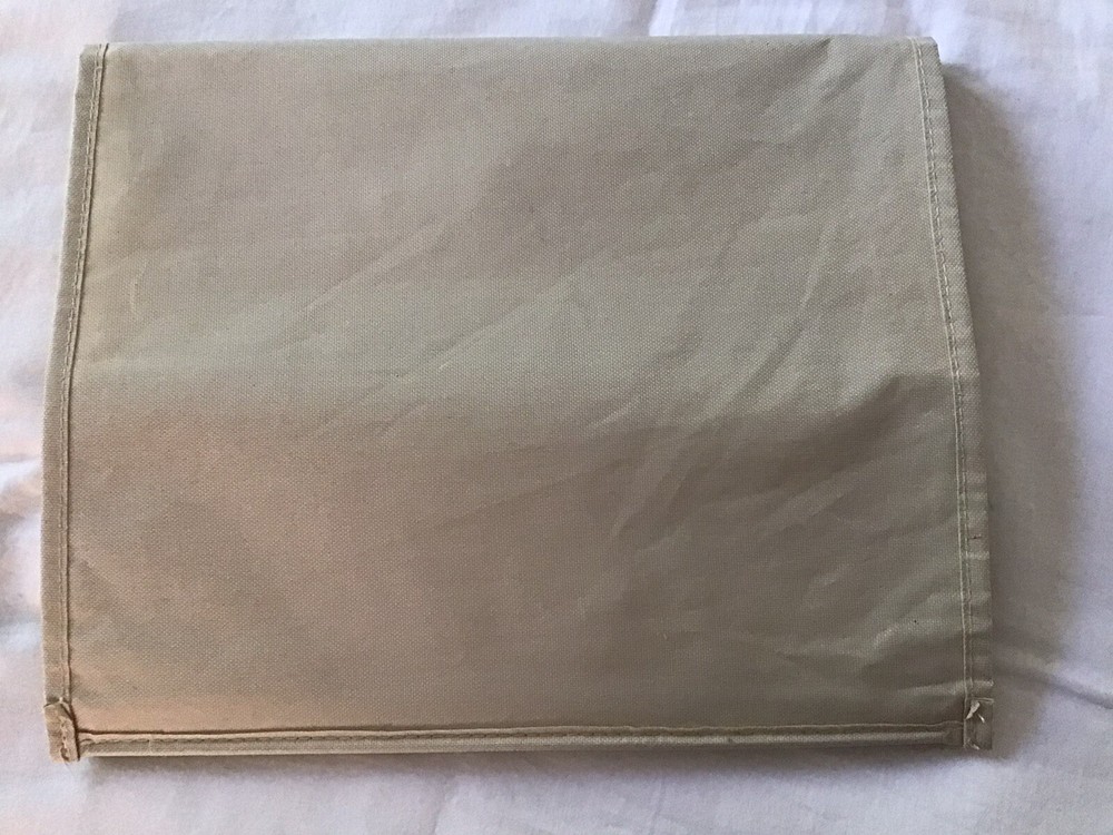 Washable Canvas Bed Pockets Bedside Couch Chair Storage Organizer EUC