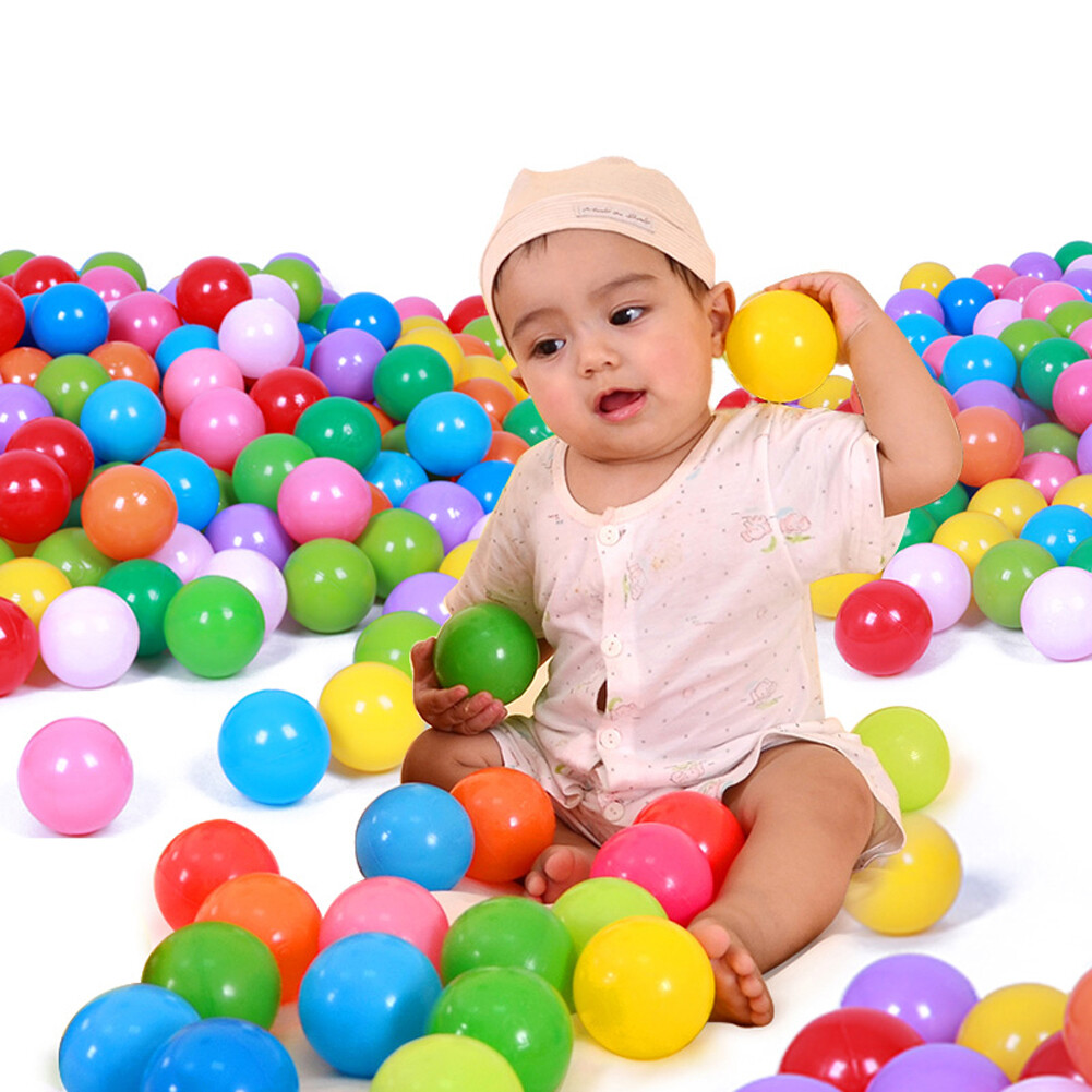 100-500PCS Baby Kids Ocean Ball Pit Balls Play Balls for Swim Pool Playpen Toys