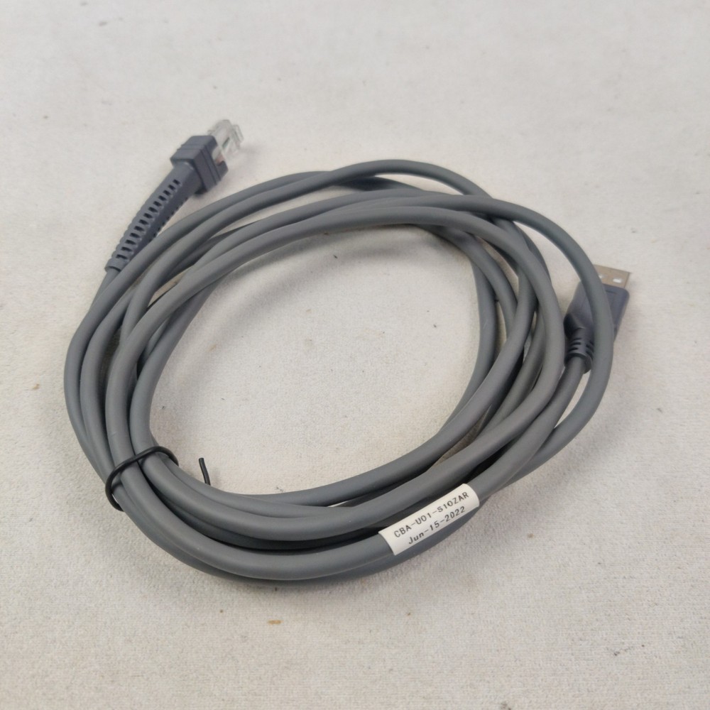ZEBRA CBA-U01-S10ZAR (NEW OPEN BOX) SCANNER CABLE