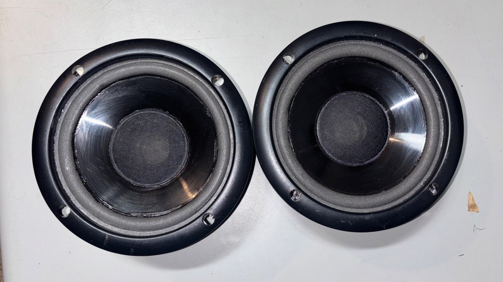 Infinity Reference E-L Bookshelf Speakers NEW FOAM - OEM Poly Graphite Woofers