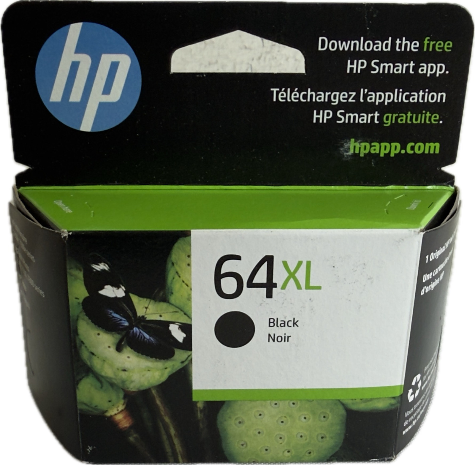 HP N9J92AN Original Ink Cartridge 64XL Black EXP: 03/2026 (New in Box/Unused)