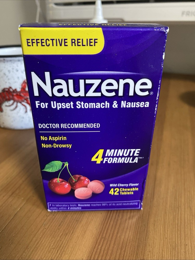 Nauzene Chewable Tablets 42 Count