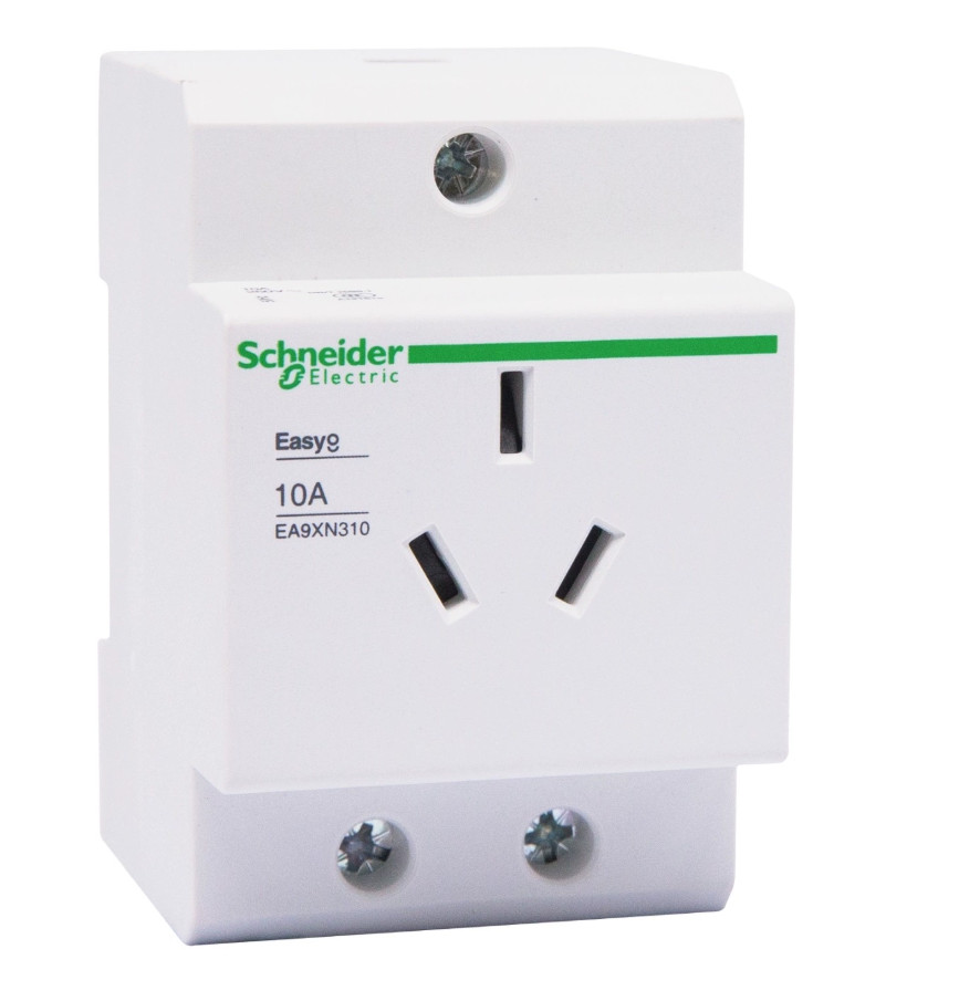 Schneider surface-mounted slide rail socket EA9XN310