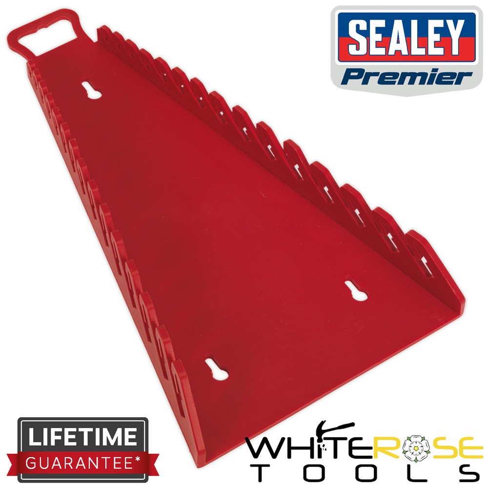 Sealey 15 Capacity Reverse Spanner Rack Non Marking Wall Mounted Storage