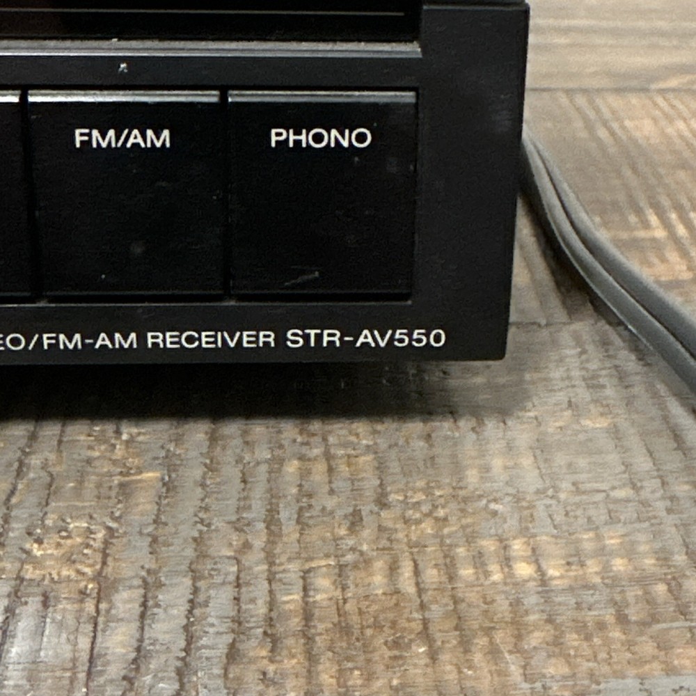 Sony Audio Video Computer Control Center Receiver STR-AV550 - Tested Working