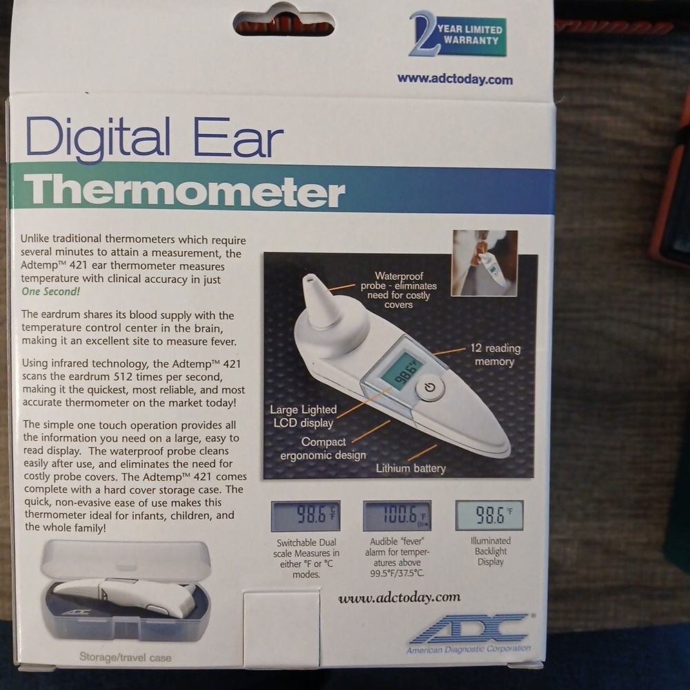Digital Ear Thermometer ADtemp