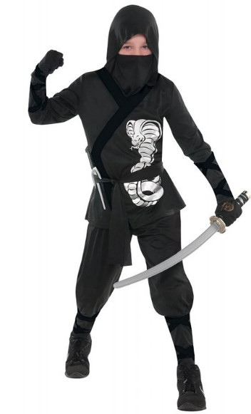 Silver Cobra Ninja Child Costume