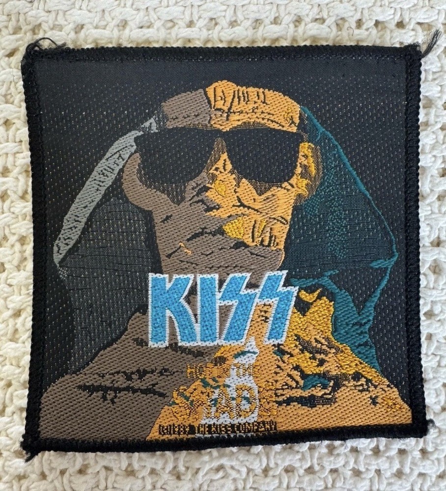 KISS Patch - 1990 - Hot In The Shade - Official - Egyptian Pharaoh Menes