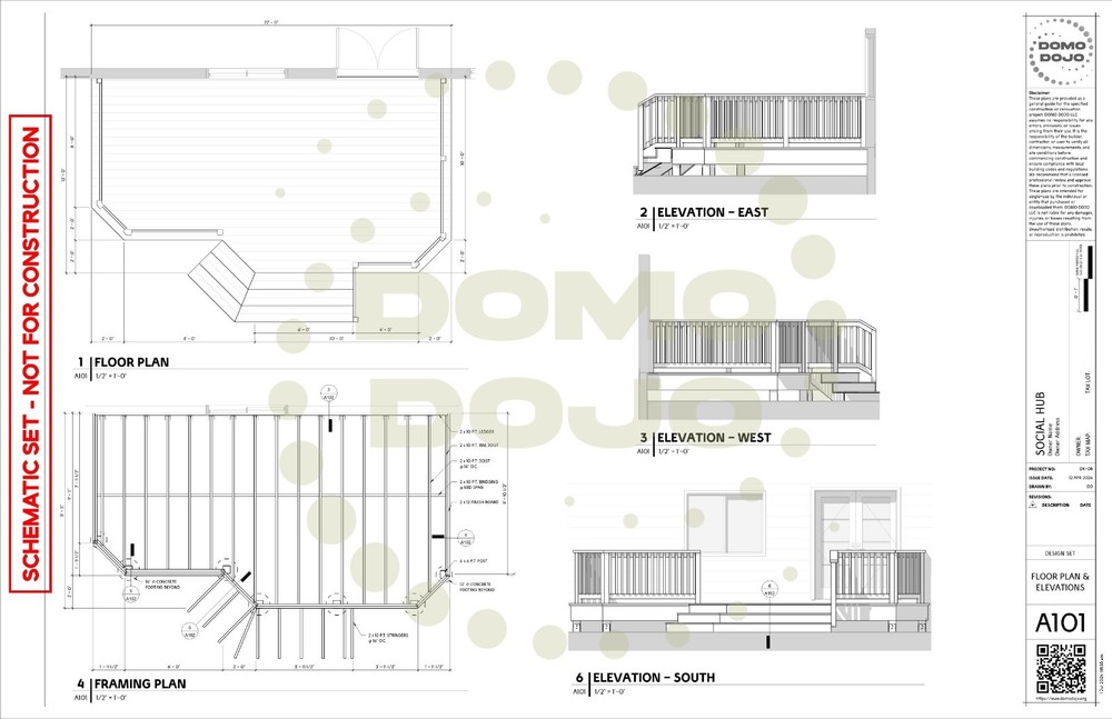 Social Hub Deck Plans – PDF Downloadable Blueprint