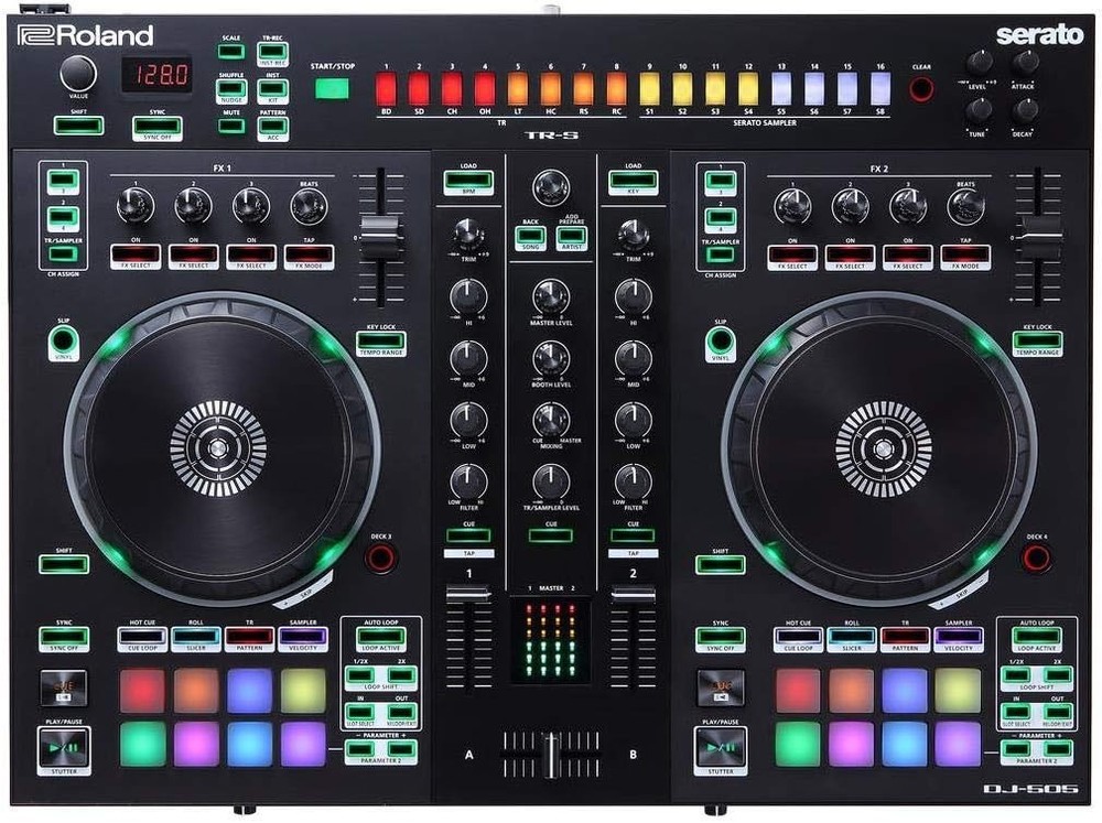 Serato DJ Controller: Two Channels, Four Decks, Endless Creative Possibilities