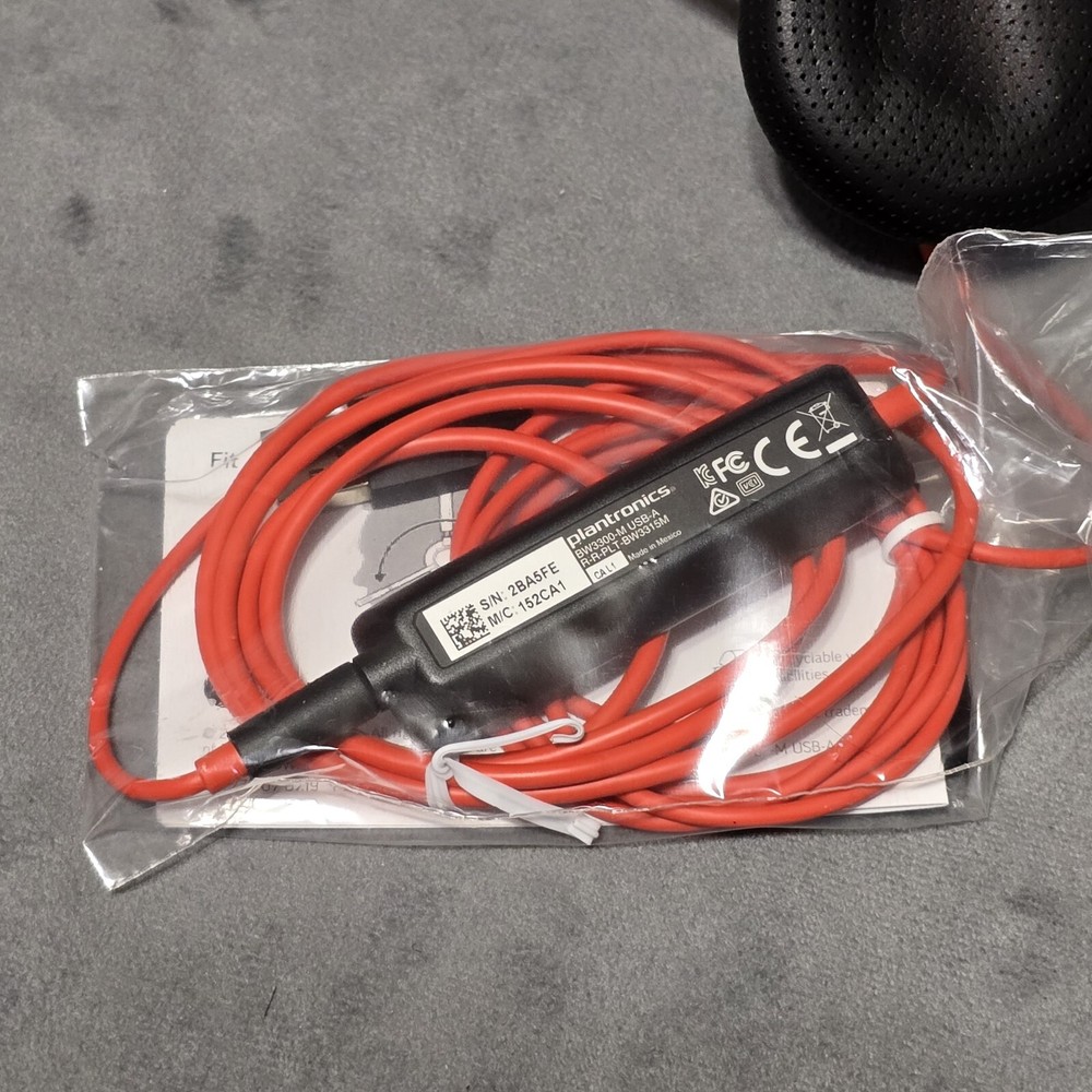 Plantronics Poly Blackwire 3300 Series, New Without Box Or Case