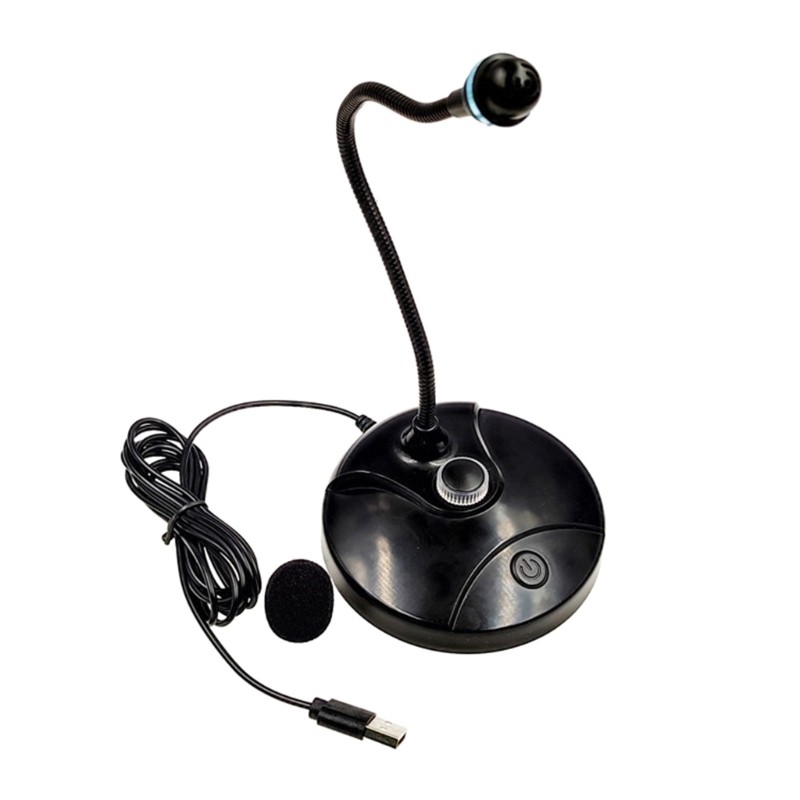 USB Microphone Studio Speech Chatting Singing USB Mic With Holder For PC Laptop
