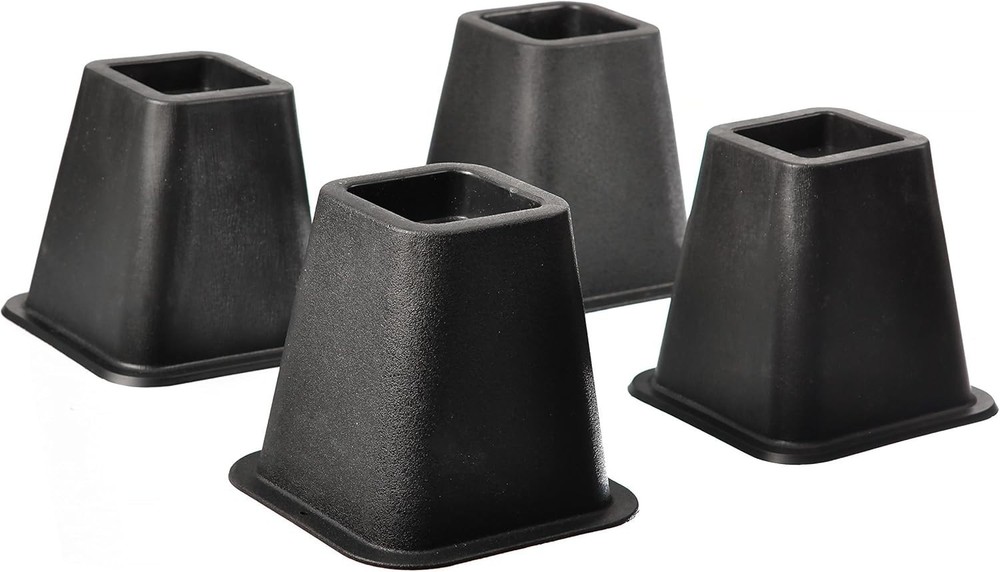 Bed Risers Heavy Duty Stackable Furniture Risers for Dorm Couch Bed 4 Pack