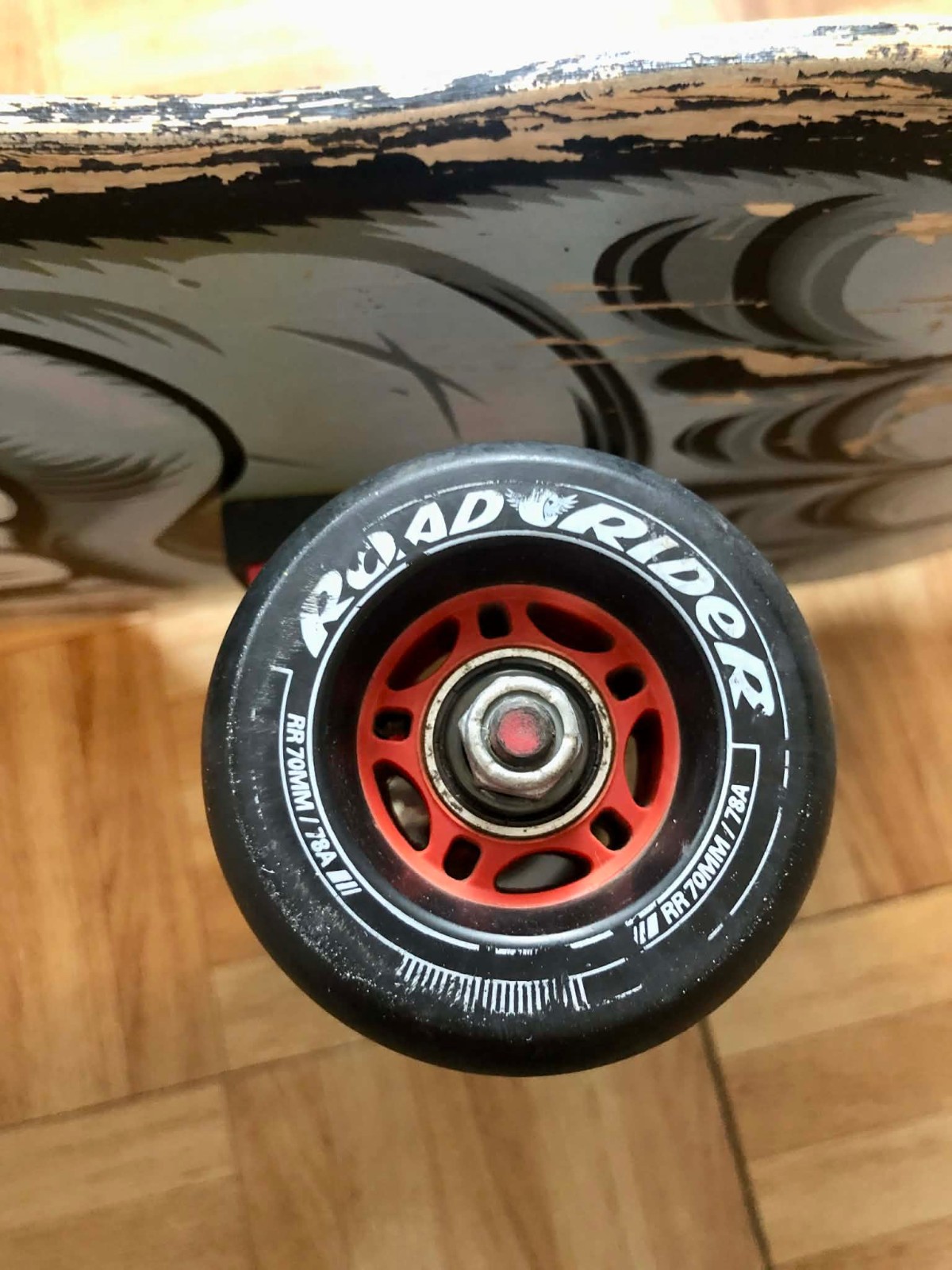 SANTA CRUZ BIG FOOT / SCREAMING FOOT -JIM PHILLIPS- USED LONGBOARD