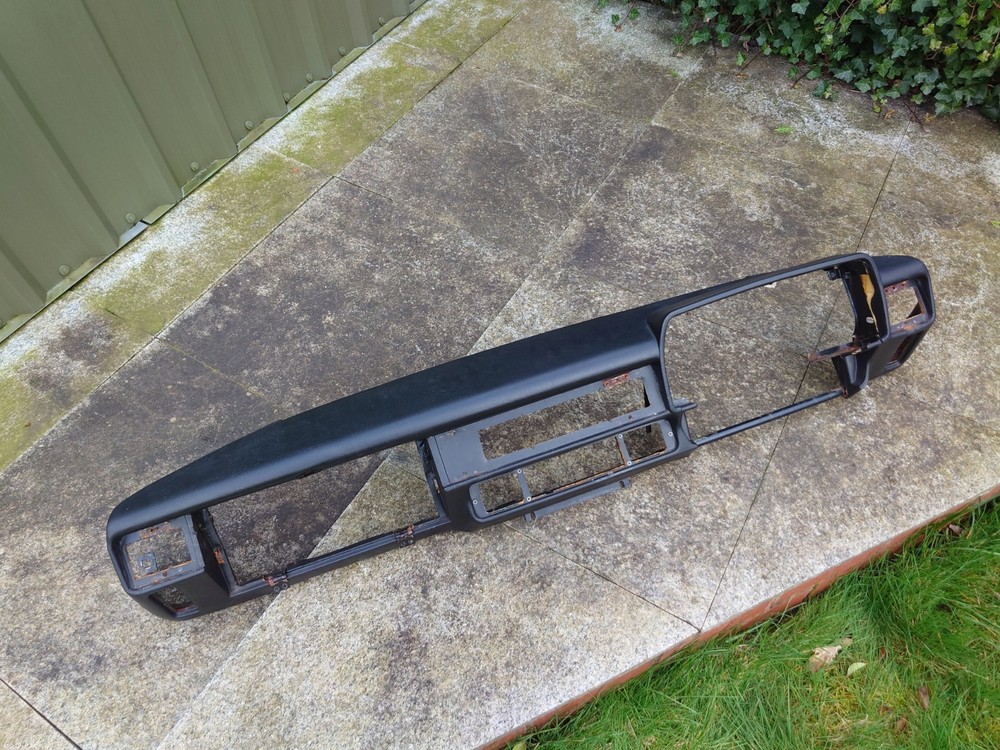 Jaguar XJS Dashboard LONG Centre Console Top Front Frame Assembly Black RHD