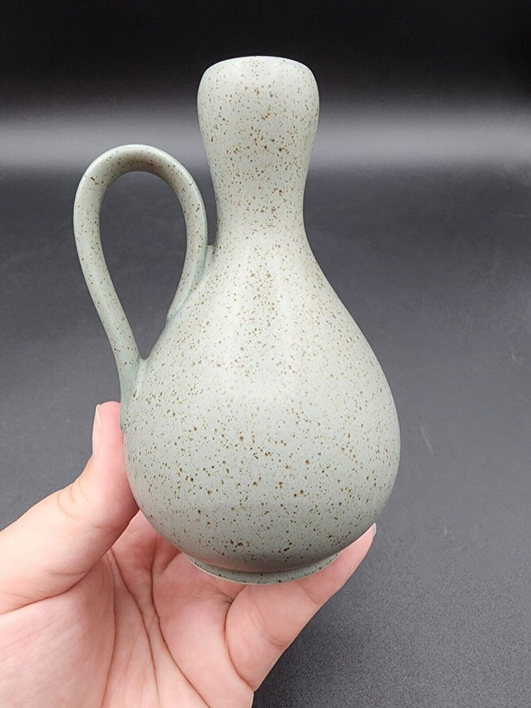 Small Religious bud vase With Handle