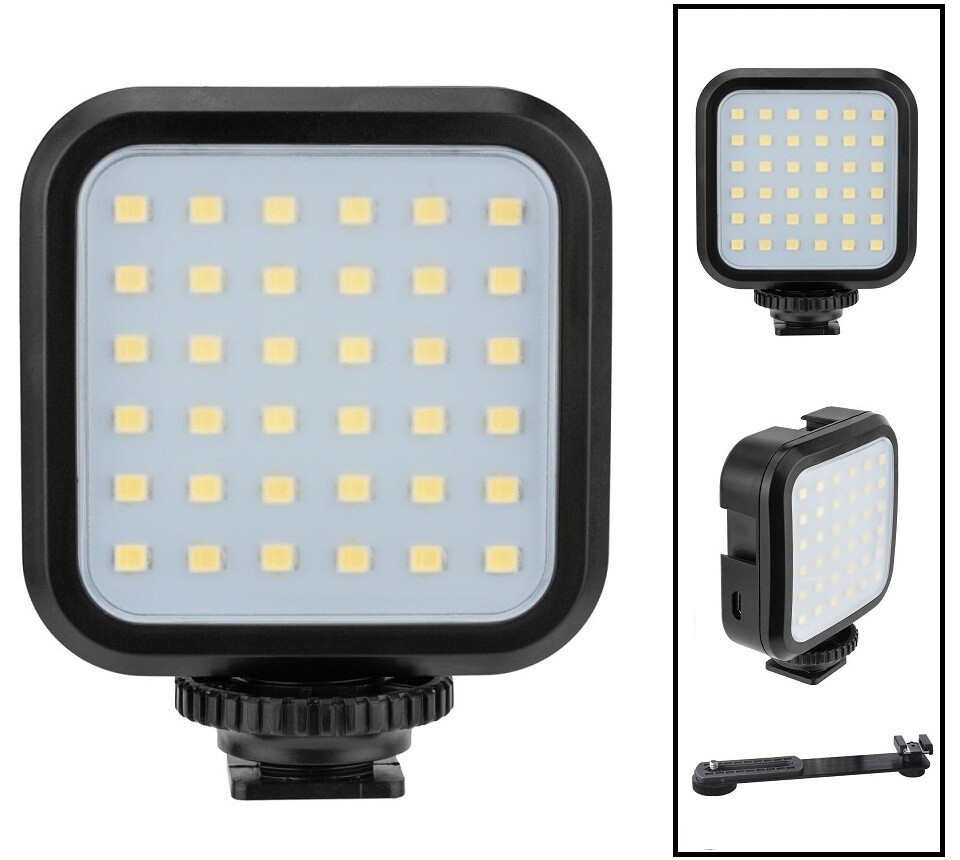 Pro Compact LED Light Kit With Power Set For Canon EOS M6 M50