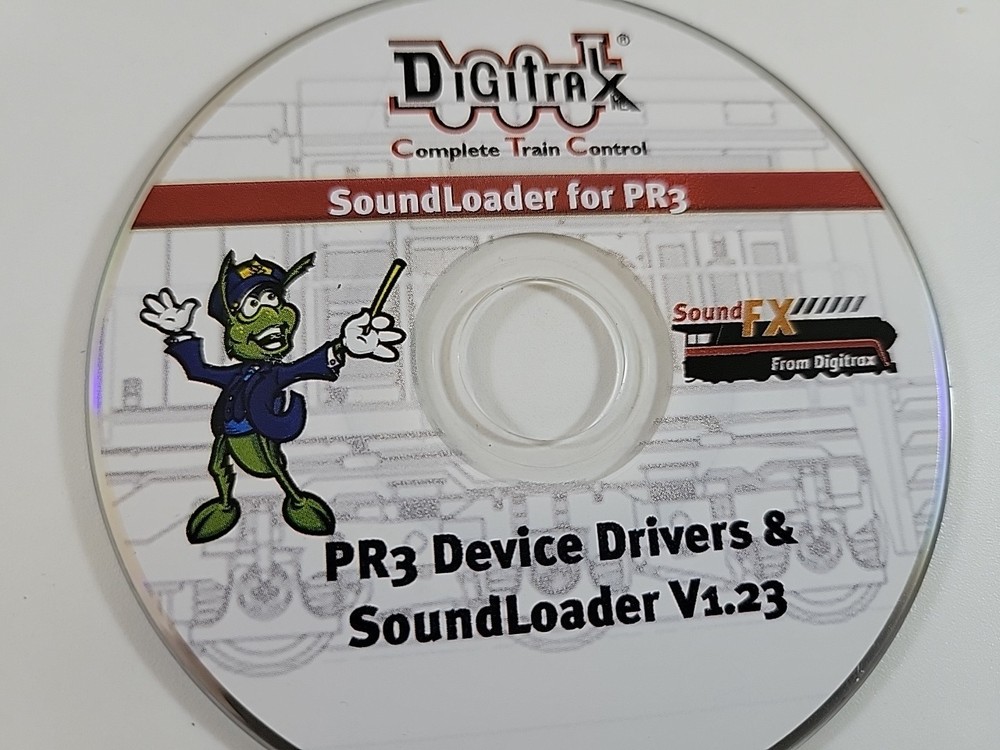 Digitrax PR3 Windows PC Driver Disk CD-ROM