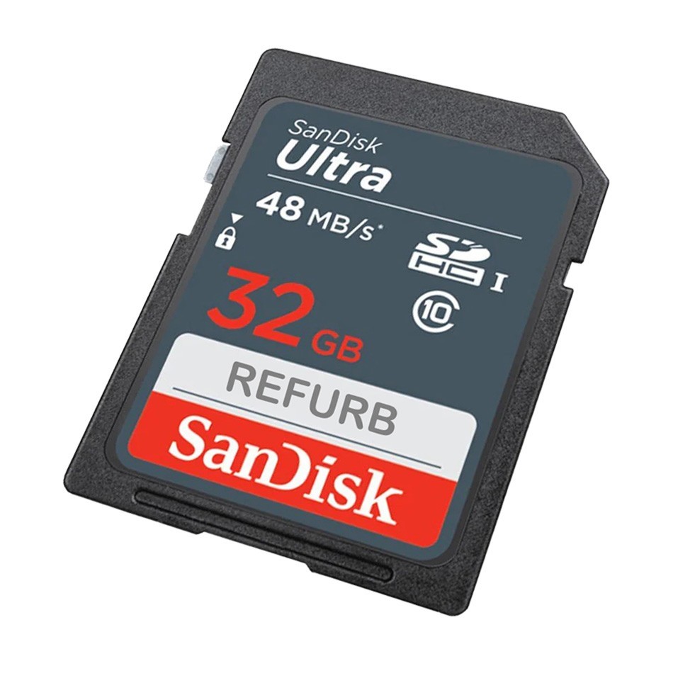 LOT 10x SanDisk SD Ultra 32GB - Class 10 SDHC-I 48MB/s Flash Memory Card
