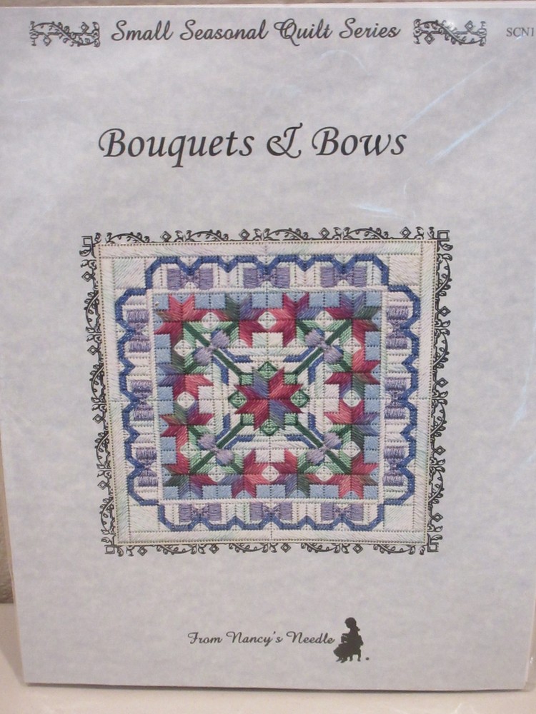 Nancy's Needle BOUQUETS & BOWS Counted Thread/Needlepoint KIT