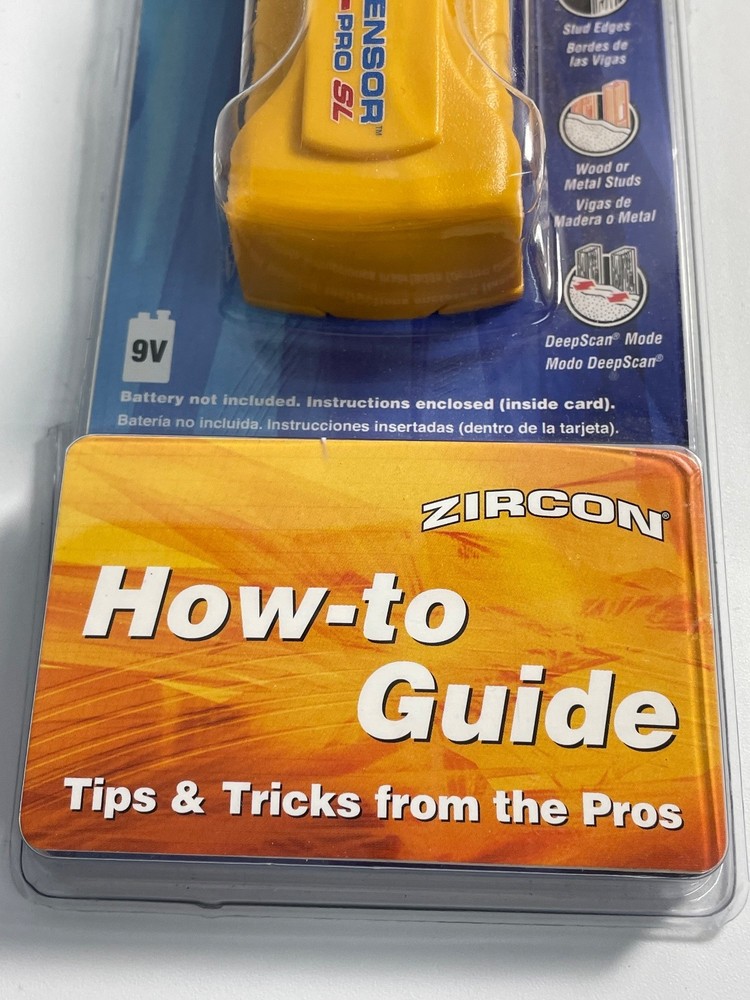 NEW Zircon Stud Sensor Pro SL Stud Finder Edge Finding